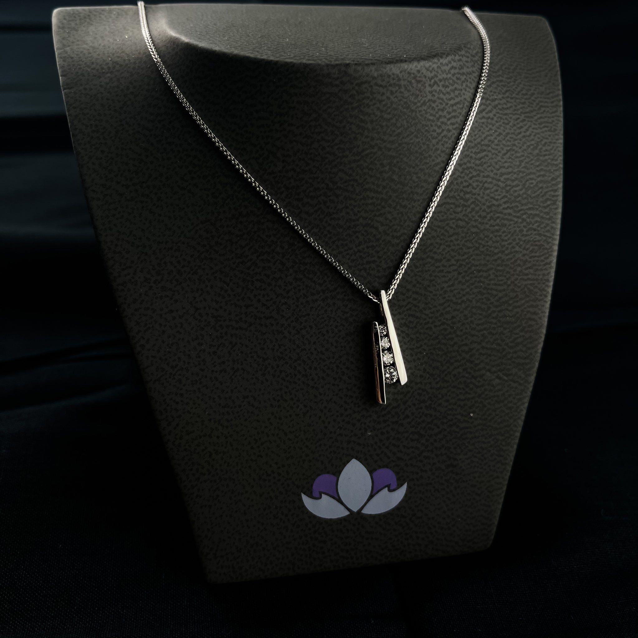 Lilac Pendant Necklace